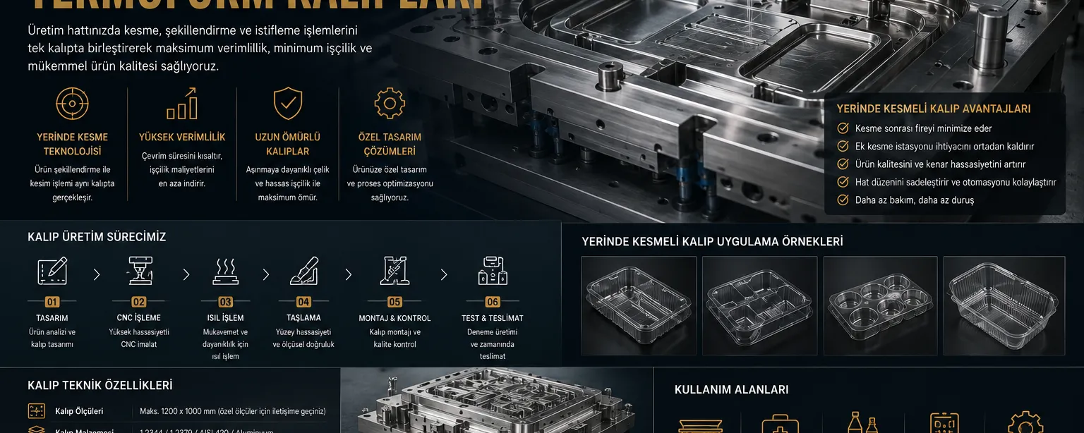 In-Line Cutting Thermoforming Molds | Global Kalıp